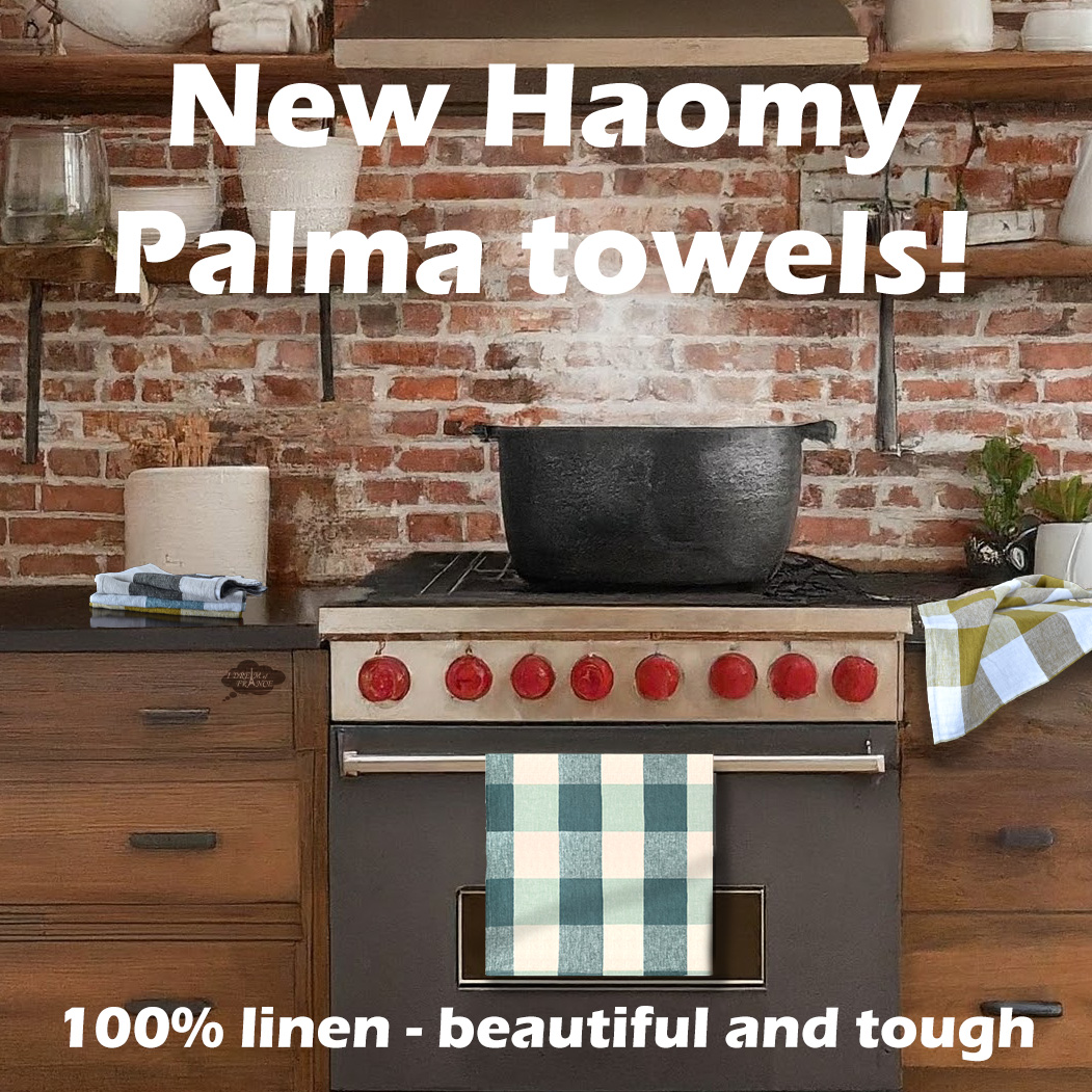 New Palma linen towels by Haomy