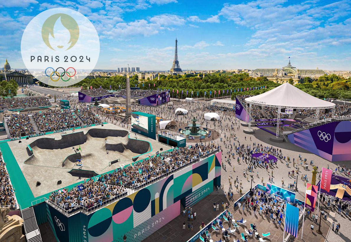 Skateboard, BMX, breakdancing and 3x3 basketball by the Champs Elysées!