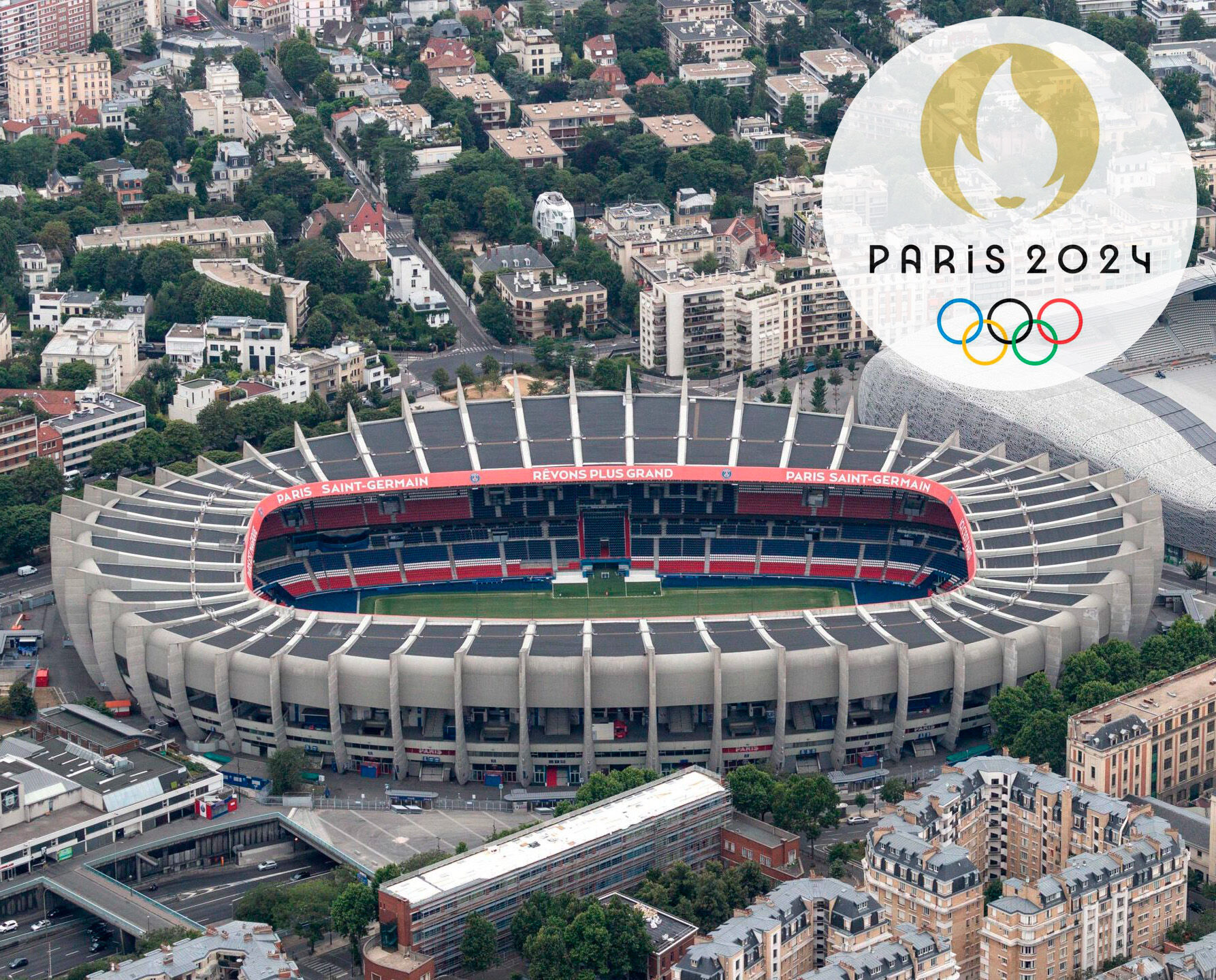 The Par des Princes soccer stadium in Paris